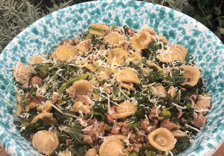 Recipe of the Week - Orecchiette with Italian Sausage, Cima di Rapa & Sage