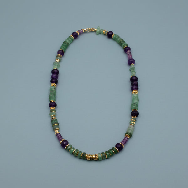 Amethyst Heishi necklace