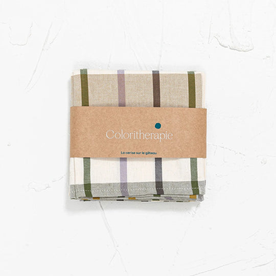 Set of Two Woven/Embroidered Tea Towels