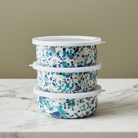 Catalina Enamelware Storage Pot