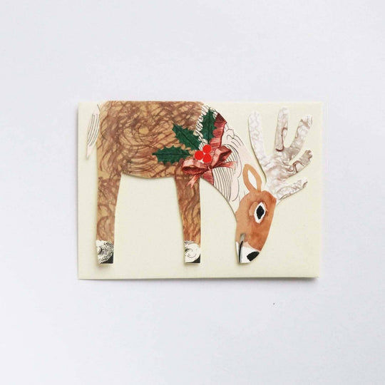 Hadley Paper Reindeer card
