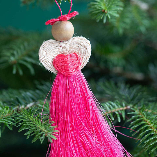 Handwoven African Hanging Angels