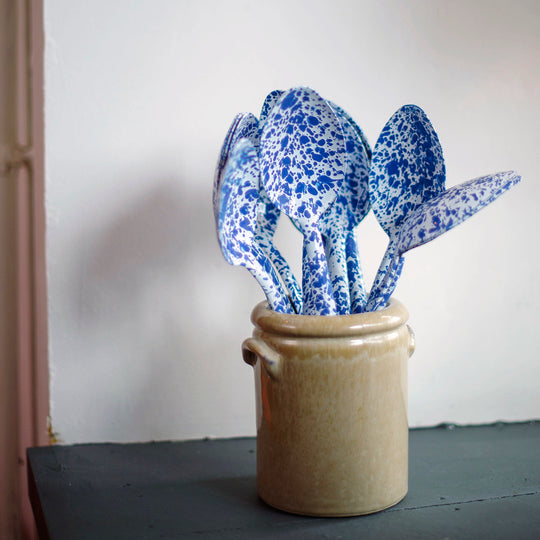 Enamel Splatterware Spoons