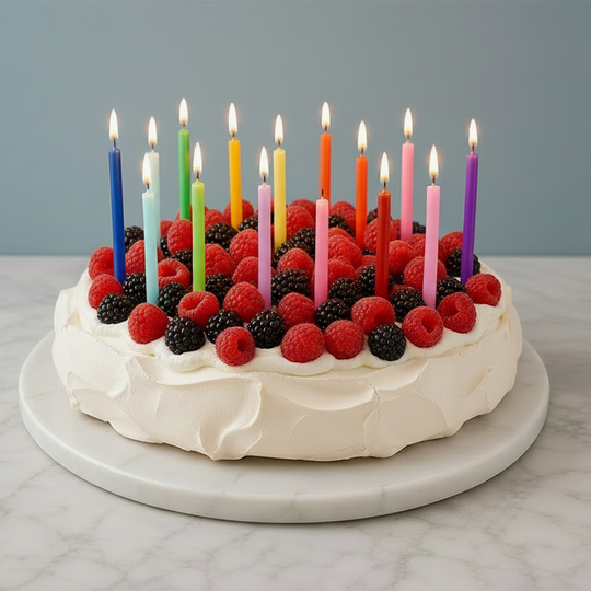 Rainbow Birthday Candles