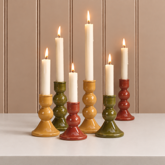 Glass Candlesticks