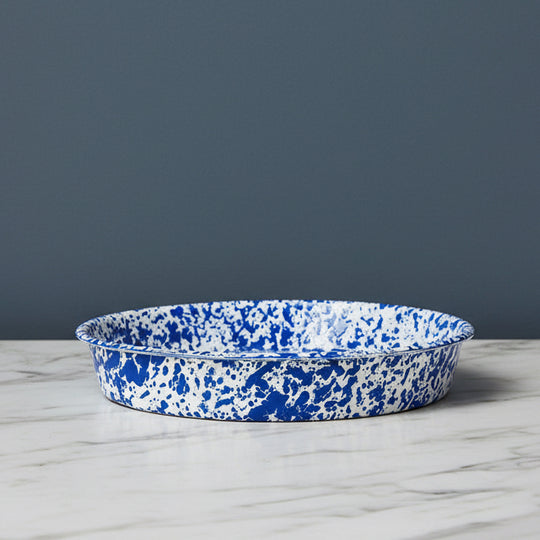 Enamel Splatterware Tray