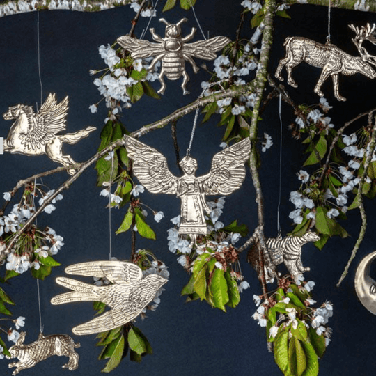 Pressed Silver Decorations