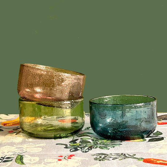 Coloured Glass Bowls
