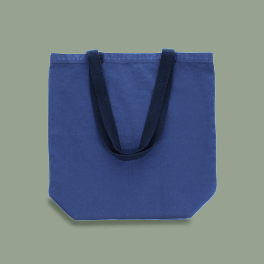 Two-tone cotton tote bags