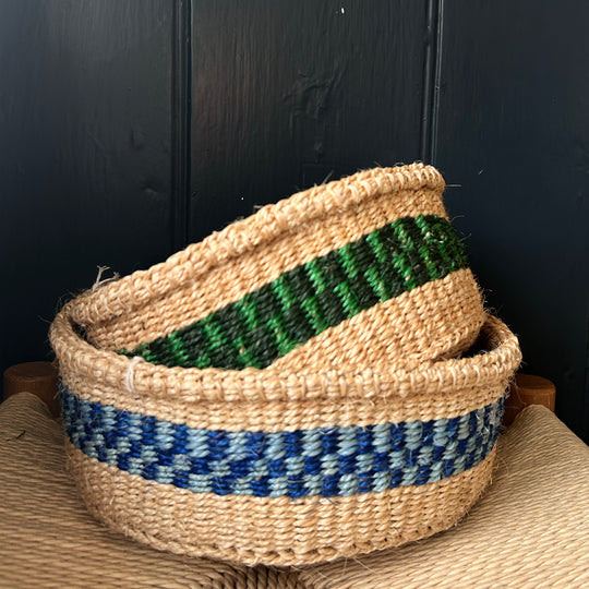 Kenyan Bread Baskets - Green or Blue