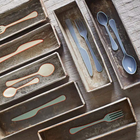 Enamel Picnic Cutlery