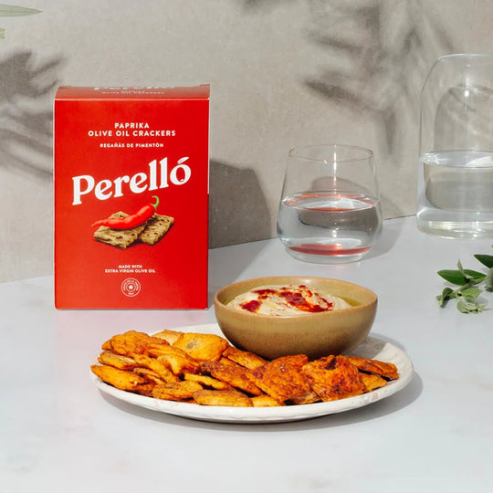 Paprika Olive Oil Crackers, Regañás