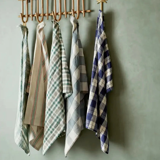 Checked Cotton Tea Towels