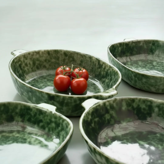 Stoneware Green Oven Dishes