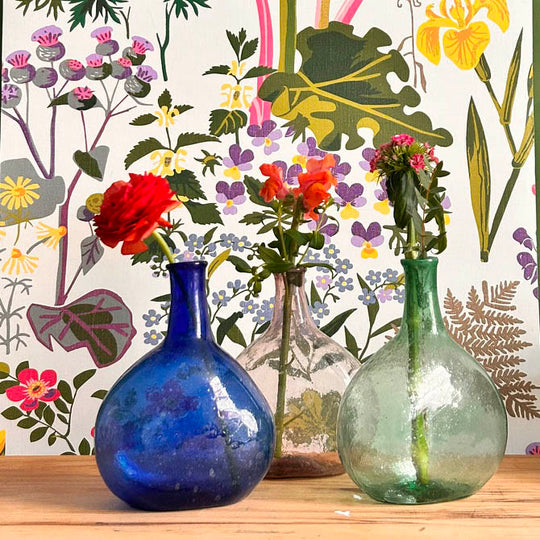Recycled Glass Violetta Vases