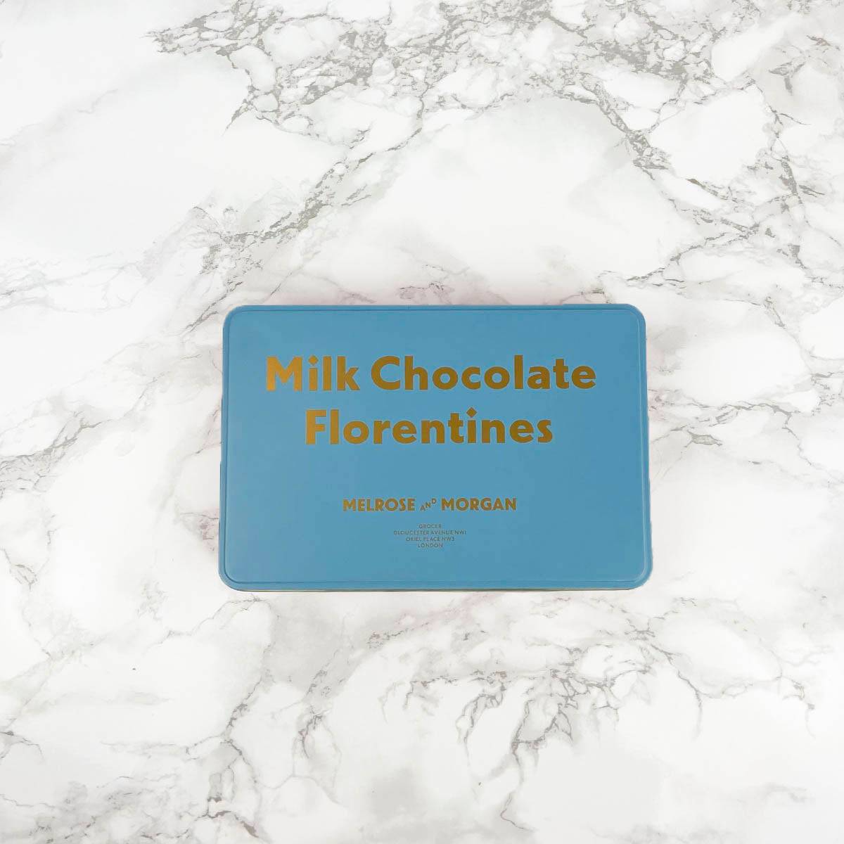 Melrose & Morgan Milk Chocolate Florentines Tin